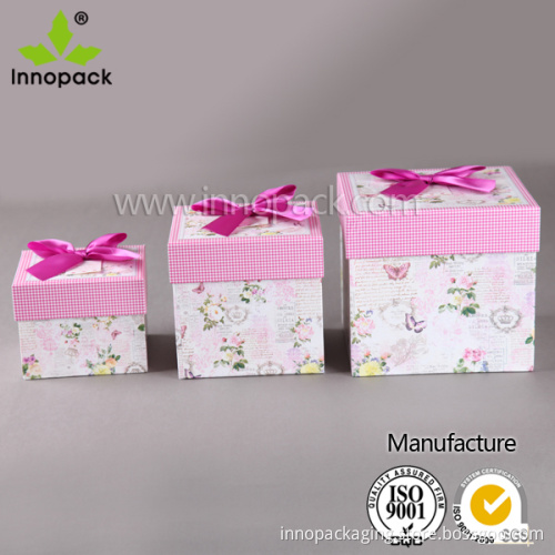 Printing Double Layer Art Paper Gray Cardboard Gift Box